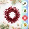 4PC 20" Hawthorn Berry Wreath Set - Handcrafted Fall Décor for Home or Events - Vibrant Autumn Colors